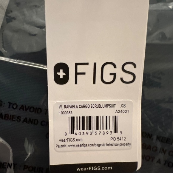 FIGS XS Jumpsuit NWT - Picture 3 of 5